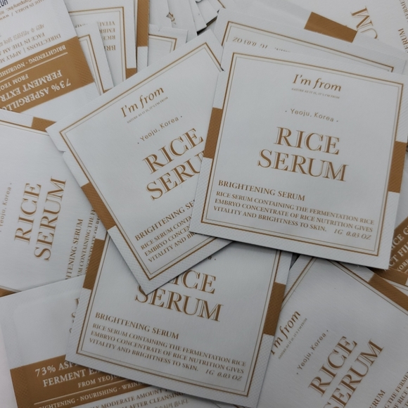 365 Individual Packets of I'm from Rice Serum Koren Skincare K Beauty Soko Glam